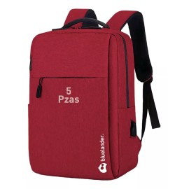 Bluelander 5 Mochilas Antirrobo Laptop Impermeable Con Puerto