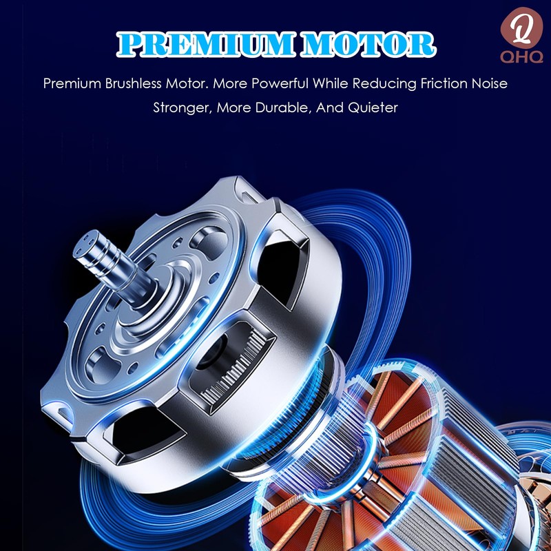 QHQ Ice Cooling Handheld Fan, Refrigerating Ice Cooling Pad Built-in