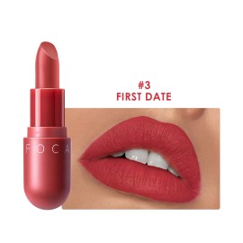 FOCALLURE 8 Colors Velvet Matte Lipstick Capsule Makeup - #03 FIRST DATE