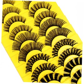 Baluue Full Length False Lashes Pack Fluffy Natural Look False Eyelashes for Women