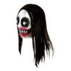 Máscara Jeff The Killer Creepypasta Halloween Terror Asesino Blanco Creepy