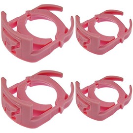 Dorman 800-044 Fuel Line Retaining Clip 5/16 And 3/8 In. Double Locking Compatible with Select Ford/Lincoln Models, 4 Pack