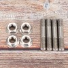 Exhaust Manifold Bolt 4pcs Car Exhaust System Bolt Nuts M8x1.25