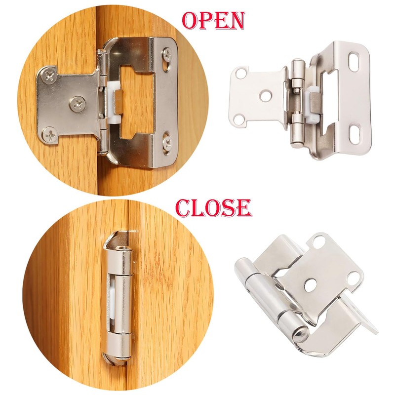 Qrity 2 PCS 1/2" Overlay Semi Partial Wrap Kitchen Cabinet