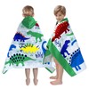 growell Kids Hooded Bath Towel-Soft Thick 100% Cotton Hooded Beach