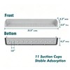 Bathtub Splash Guard with Strong Suction Cups, Silicone Splash Guard