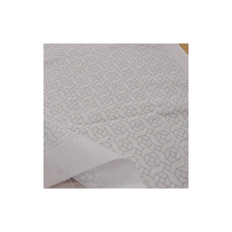 Olympus Thread Sashiko Cloth Pack, Single-Stitch Flower Dishcloth (White) Rose
