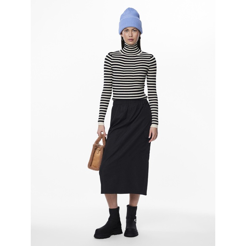 PIECES Pcjobina Mw Midi Cargo Skirt Mm Cargo Skirt, black