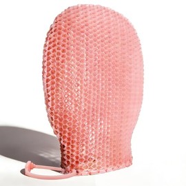 Guante de Baño Exfoliante, Exfoliante Corporal de Panal, Guantes Exfoliantes Corporales para Masaje en Casa, Esponjas para Limpiar El Cuerpo, Exfoliac