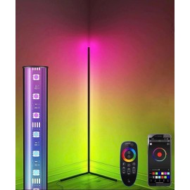 RGB Corner Floor Lamp, Easter Floor Lamp RGBIC Color Changing Right Angle 1PCS