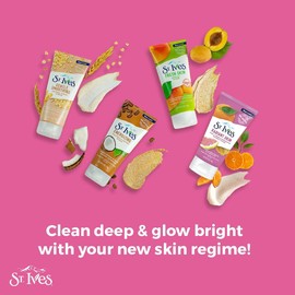 ST. Ives Blemish Control Apricot Scrub, 150 ml, Pack of 2 - Deep Cleansing, Exfoliating Formula with 100% Natural Exfoliants for Clearer, Radiant Skin and Effective Blemish Control