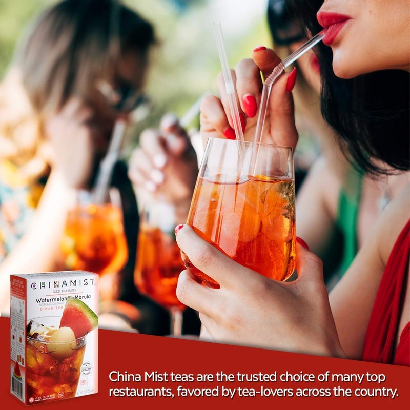 China Mist Watermelon with Marula Retail Black Tea, (6 Pack)
