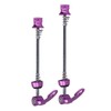 RiToEasysports Pack of 2 Quick Release Skewers, Ultralight Front &