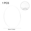 BENECREAT Clear Acrylic Circle Disc 3mm Thick 300mm Inner Dia