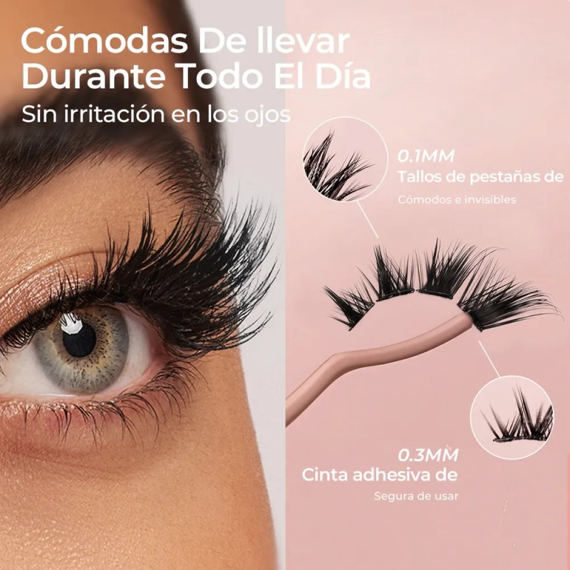 Sace Lady Pestañas Postizas Mixtas Naturales 8-16mm D 0.10mm 01