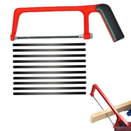 Red Saw Frame Saw Blade 10 Pieces Mini Hacksaw Hacksaw Ridge Hacks Small Saw Metal Cutting Saw Hacksaw Small Saw Compact and Easy to Carry Sharp Wood and Plastic