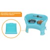 Neater Feeder Deluxe with Leg Extensions (Medium, Aquamarine)