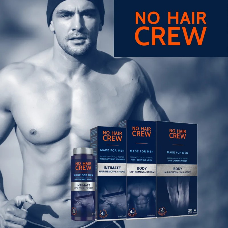 Combo No Hair Crew Body + Intimate -crema Depilatoria Hombre