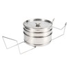 Stackable 3 Tier Stainless Steel Steamer Cooker Pot Set Cook