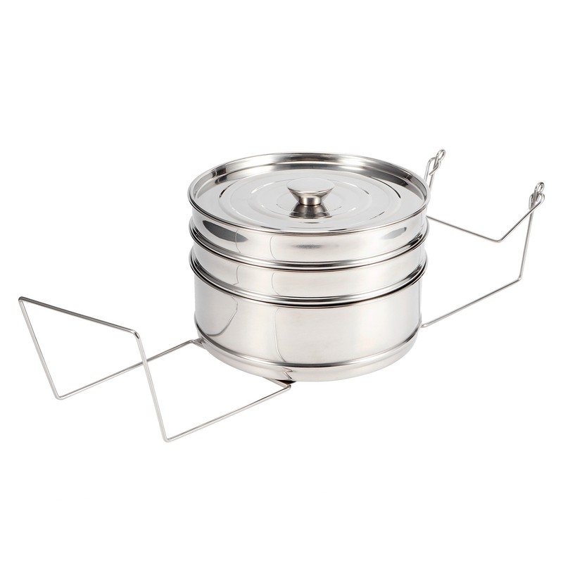Stackable 3 Tier Stainless Steel Steamer Cooker Pot Set Cook