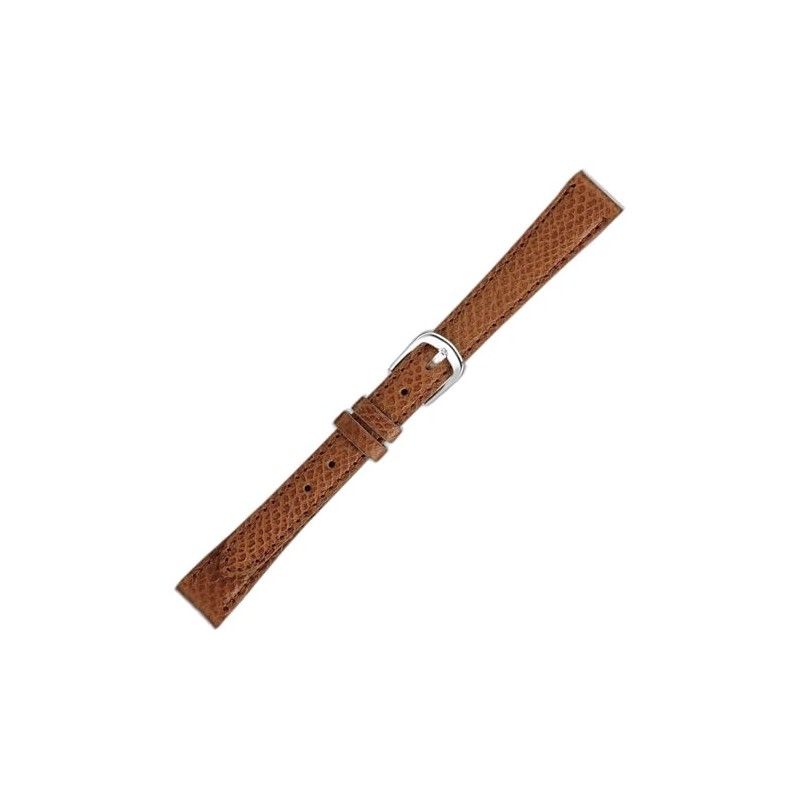 Maruman Watch Band, Cow (Calf), Made in Japan, Braun, Casual