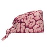 Human Brain Neurology Brains Cells Working Cap, Scrub Cap with