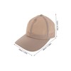 Ipetboom Breathable Sun Hat with High Ponytail Lightweight Quick Dry