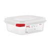 Araven 03350 PP Food Container GN with Lid, 1.1 L,