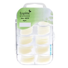 Lupine regular artificial nails, natural, 100 pieces / 루핀 레귤러 인조손톱, 내츄럴, 100개입