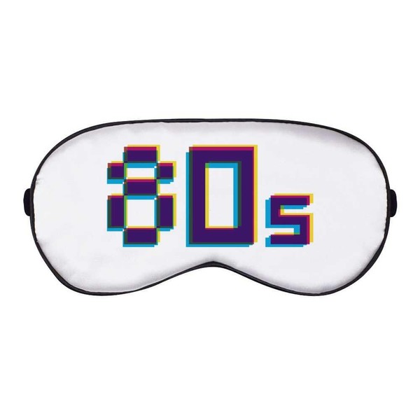 '80s Pixel Word' Sleep/Travel Eye Mask (EY00020619)