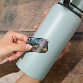 Lantern Press Sticker Idyllwild, California, Wildlife Utopia, Die Cut Vinyl, (Waterproof Decal for Cars, Water Bottles, Laptops, Coolers), Small