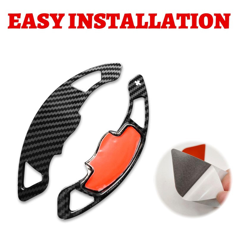 LANZMYAN ABS Paddle Shifter Extension Cover for Honda Civic 2016-2021