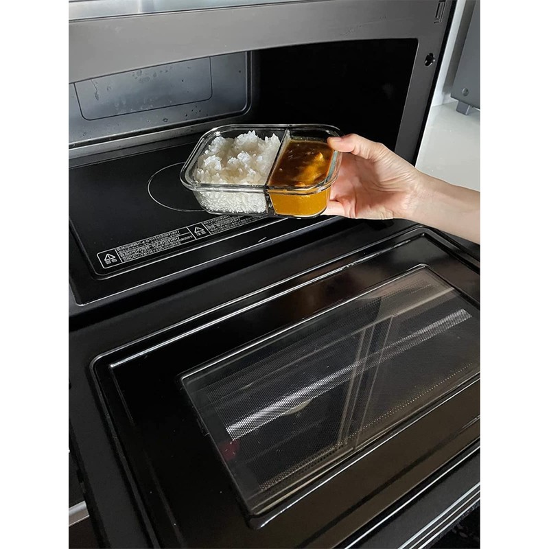 Felio 20700 Heat Resistant Food Container, 2 Divided M18.9 fl