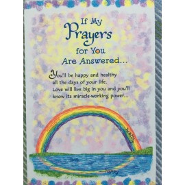 Blue Mountain Arts New Blue Mountain Arts Card If My PRAYERS FOR YOU ARE ANSWERED/ POSITIVE MESSAGE