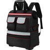 Construction Backpack Heavy Duty with Hard Bottom, Tool Backpack for