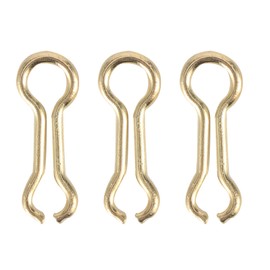 ZLXHDL 300PCS Fishing Sinker Eyes Eyelets, Lightweight Steel Alloy Carp Fishing Wire Eyes Sinker Screw Leads Mould Loops Tackle Accessory Suitable for Freshwater and Saltwater(M)