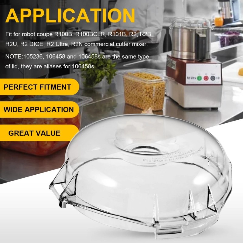 for Robot Coupe 106458S R2N Commercial Cutter Mixer Food Processor