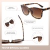 FEIVSN 3 Pack Bifocal Reading Sunglasses for Women Men Bi-focal