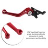 Clutch Brake Handle Levers, Keenso 1 Pair 7/8" Aluminum Alloy