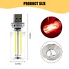 Sandfren USB LED Car Atmosphere Light, Mini Vehicle Ambient Interface