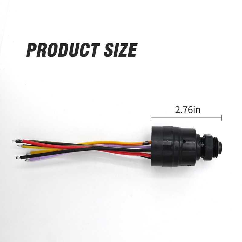 Ignition Switch, Boat Push to Choke 6 Wire Base Ignition