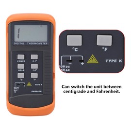 Digital Thermometer, Single Channel Type K Digital Thermocouple Sensor, Thermometer Temperature Meter, -50°C -1300°C