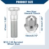 A ABSOPRO Ford Escape Focus Fusion M12-1.5 Wheel Bolt