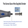 KITGUARD Diamond Dog Nail Grinder Bits for Rotary Tool-1/8'' Dog