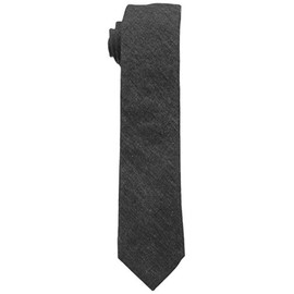 Atelier Sanrokugo sun-ux-ne-1609 Denim Collar Necktie, Business & Office Casual, BLACK-DENIM