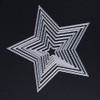 U-horizon 8pcs Five Stars Cutting Dies, DIY Scrapbooking Metal Embossing