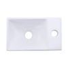 KES Small Vessel Sink, Floating Sink Bathroom 12" X 7"