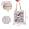 BZ Tote Bag Song Lyric Quotes Reusable Grocery Shopping Bag