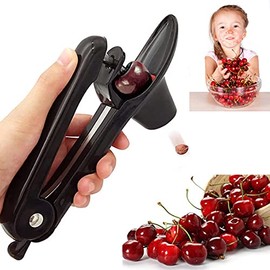 Fast Cherry Pitter Tool, Olive Pitter Tool, Space-Saving Cherry Pitter Remover, Multi-Function Fruit Pit Remover, Quick Release Cherry Corer Pitter Tool with Good Grips handle for Cherries Jam