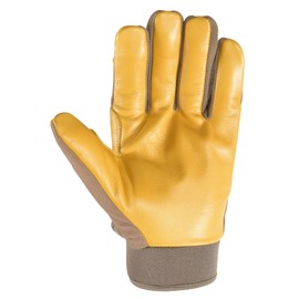 Wells Lamont Men's Leather Work Gloves, WearPower Impact Hybrid, Large (3272L)